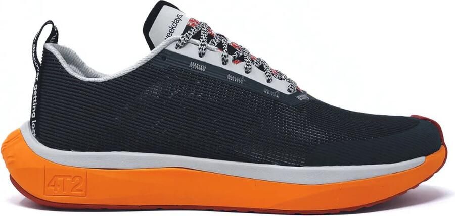 4t2 Weekdays Hardloopschoenen Unisex Anthracite Mid Grey - Foto 1