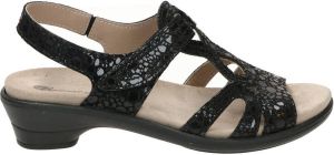 4X Comfort 4XComfort Dames sandalen Plat zwart