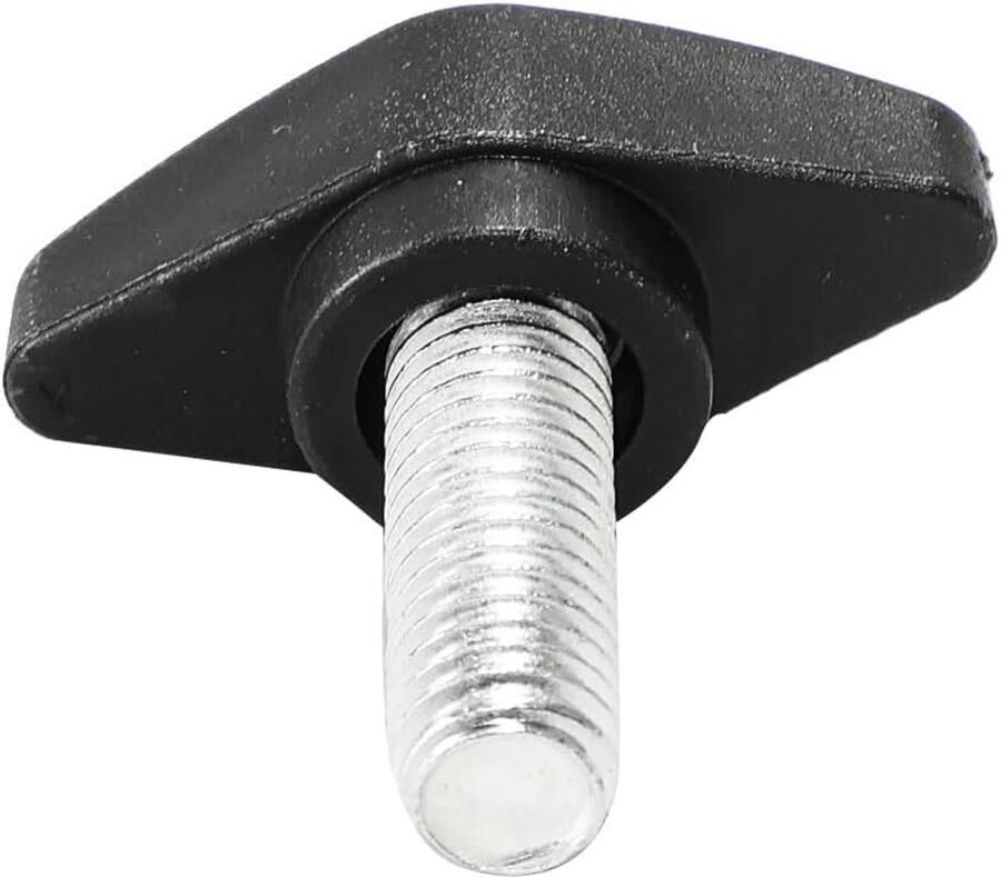 4x M8 x 20 mm bout met T-greep zwart