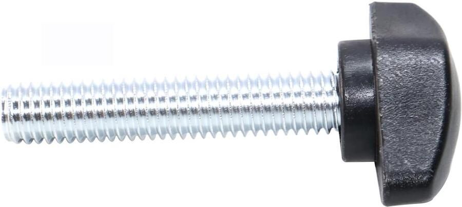 4x M8 x 40 mm bout met T-greep zwart