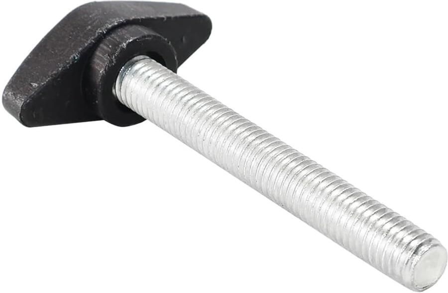 4x M8 x 60 mm bout met T-greep zwart