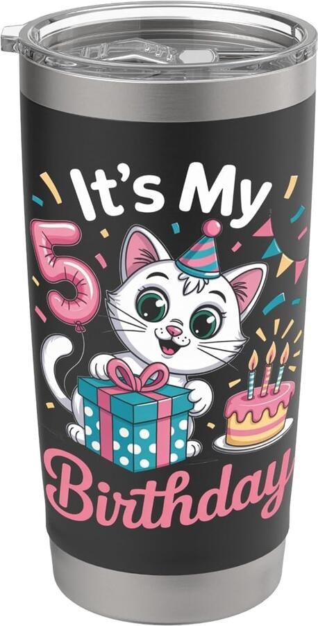 5e verjaardag kattenfeest beker