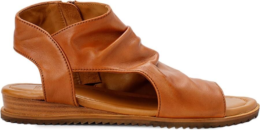 5pm AMELIE Sandaal Leder Cognac