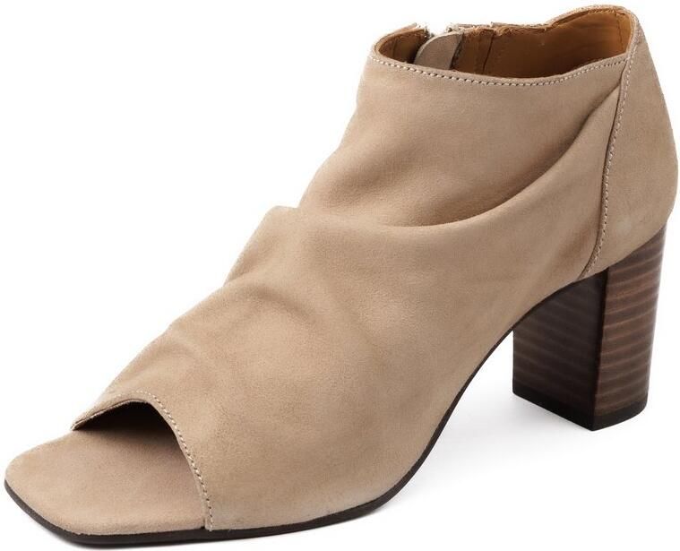 5pm DAPHNE Sandaal met hak Suède Beige