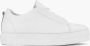 5th avenue Witte leren platform sneaker - Thumbnail 2