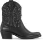 5th Avenue Zwarte leren cowboy laars - Thumbnail 2