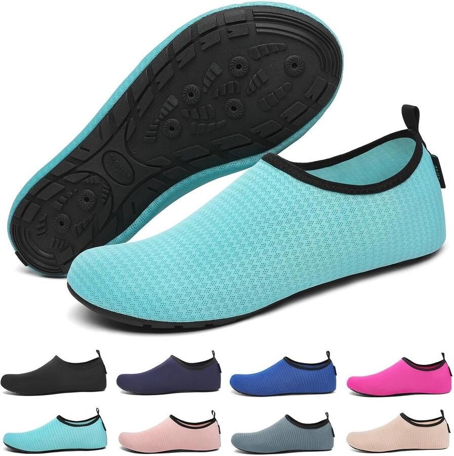 7 drainagegaten sneldrogend antislip badschoenen voor en