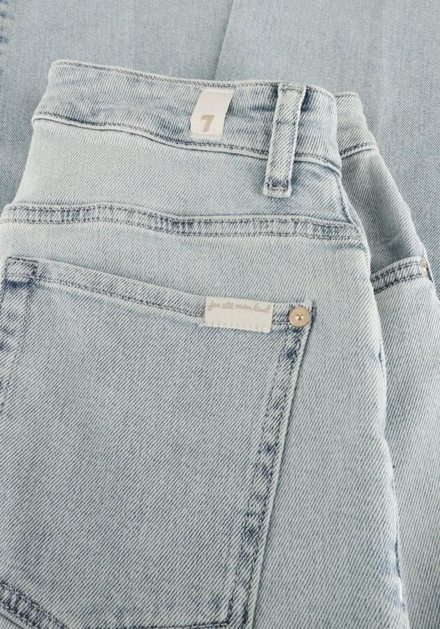 7 for all Mankind Calie Straight Jeans Dames Broek Lichtblauw