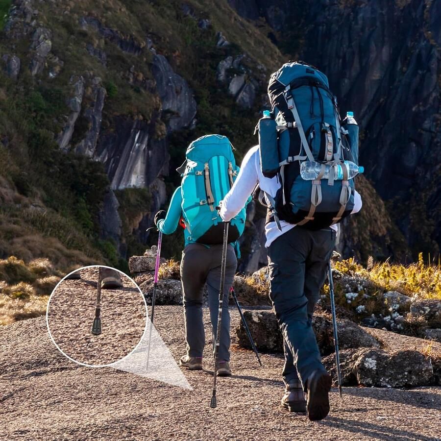 8pcs Rubber Buffer voor Wandelen Non-Slip Rubber Tips 11mm voor Wandelschoenen Wandelen Hiking Senioren Stokken - Foto 2