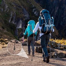 8pcs Rubber Buffer voor Wandelen Non-Slip Rubber Tips 11mm voor Wandelschoenen Wandelen Hiking Senioren Stokken