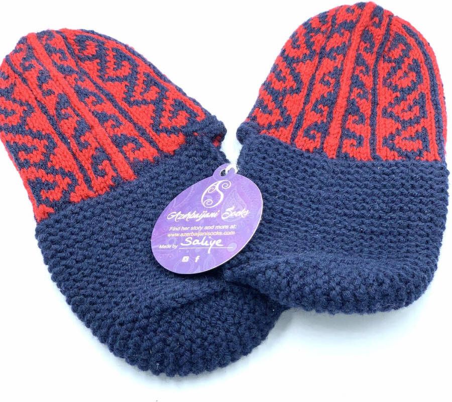 A Sense of Love Handgebreide Schapenwollen Sloffen L XL