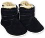 Aapie leren babyslofjes Winterboot Calgary laarsjes gevoerd antislip zwart maat L - Thumbnail 2