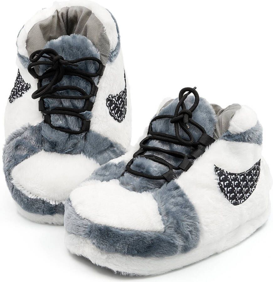 AC EasyWay **BEPERKT VOORRAAD** Sneaker Sloffen Grijs Wit One Size Fits All Unisex Jordan Stijl Sloffen Yeezy Stijl Sloffen Pantoffels