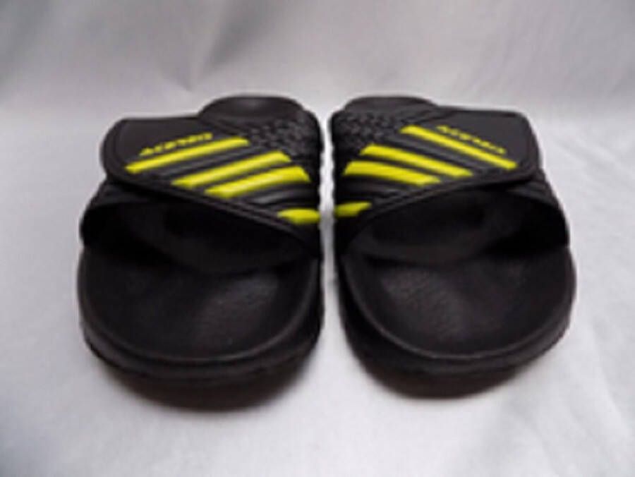 Acerbis Badslippers saunaslippers met klittenband bovensluiting zwart geel