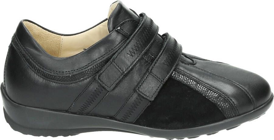 Actiflex 87001~~~~~~~~~~~~~~~~~~~~~~~~~ Dames veterschoenen Zwart