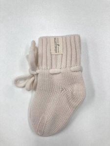 Adalletti Merino wol booties Milk | Merino sokken | slofjes | Merino wol slofjes | baby