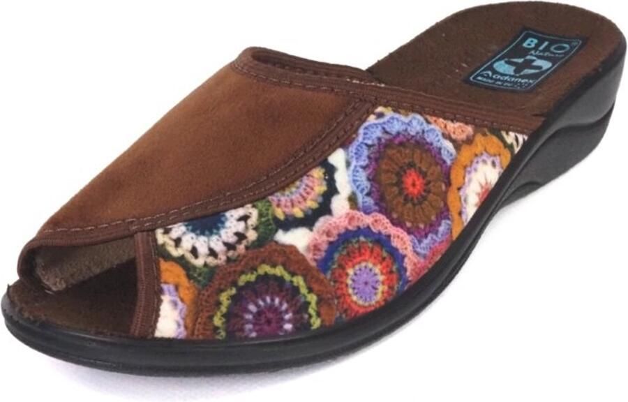 Adanex BIO dames pantoffels 30420 bruin