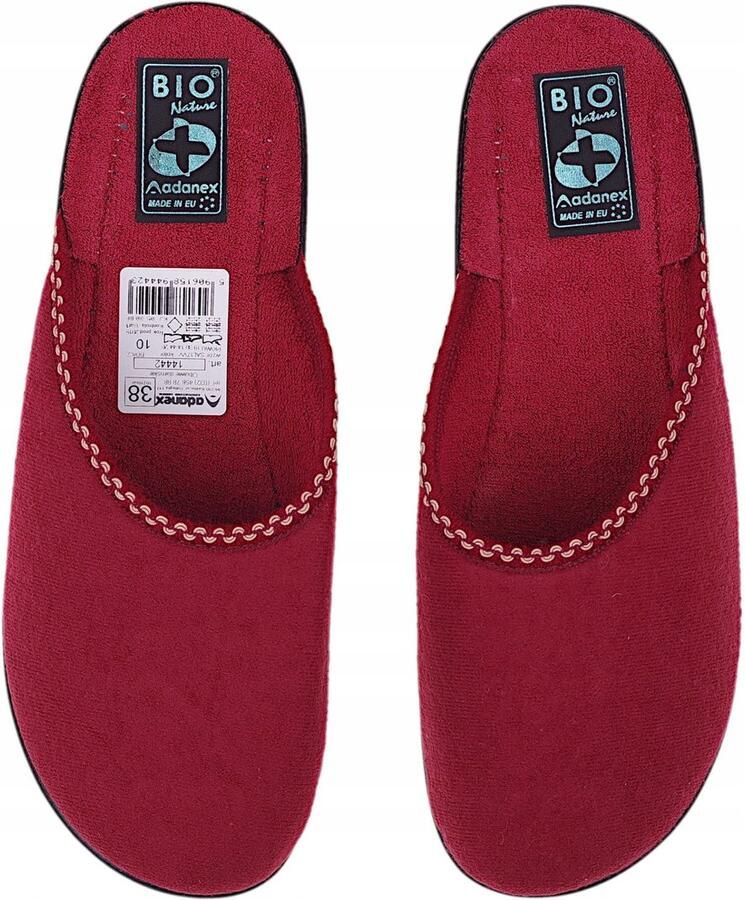 Adanex BIO pantoffels dames gesloten teen bord