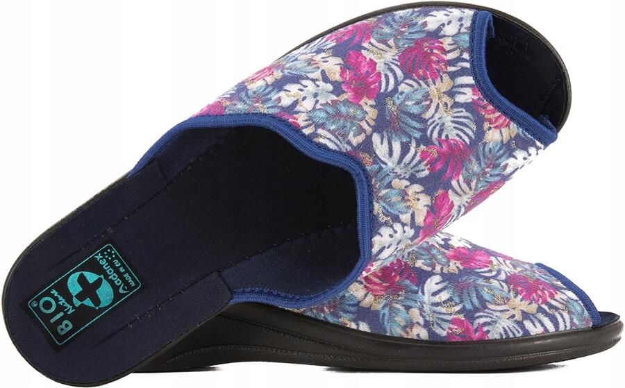 Adanex Dames Pantoffels 28775 Blauw PU Wedge