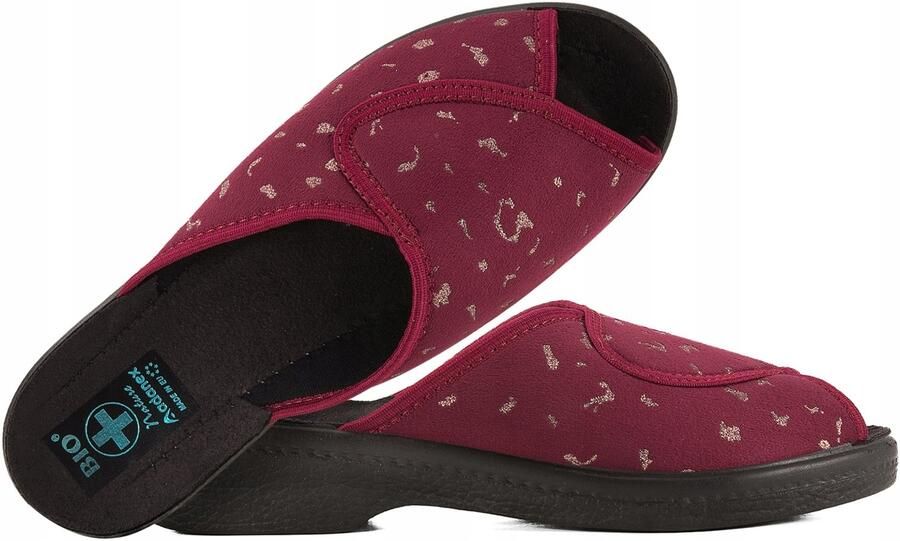 Adanex Dames Pantoffels 29209 Borduur Blauw