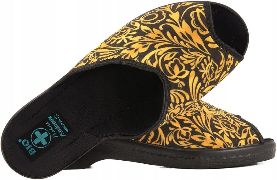 Adanex Dames Pantoffels 29520 Zwart Comfortabele Huisschoenen