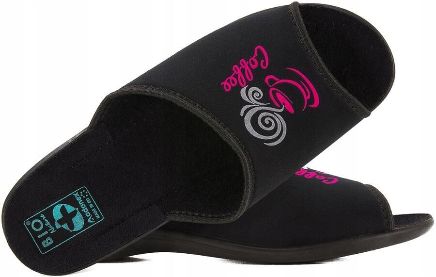 Adanex Dames Pantoffels 29624 Zwart