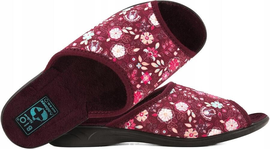 Adanex Dames Pantoffels Bio PU Bordo
