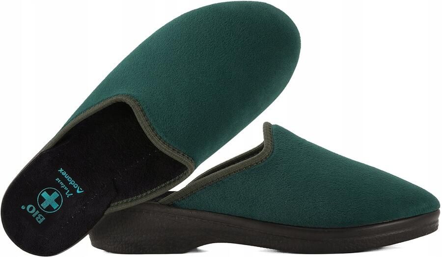 Adanex Dames Pantoffels Groen Comfortabele Huisschoenen