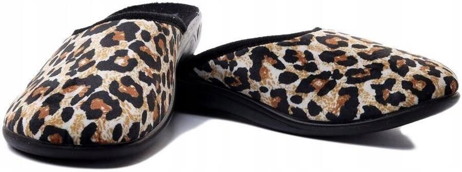 Adanex SARA 16883 dames pantoffels panterprint