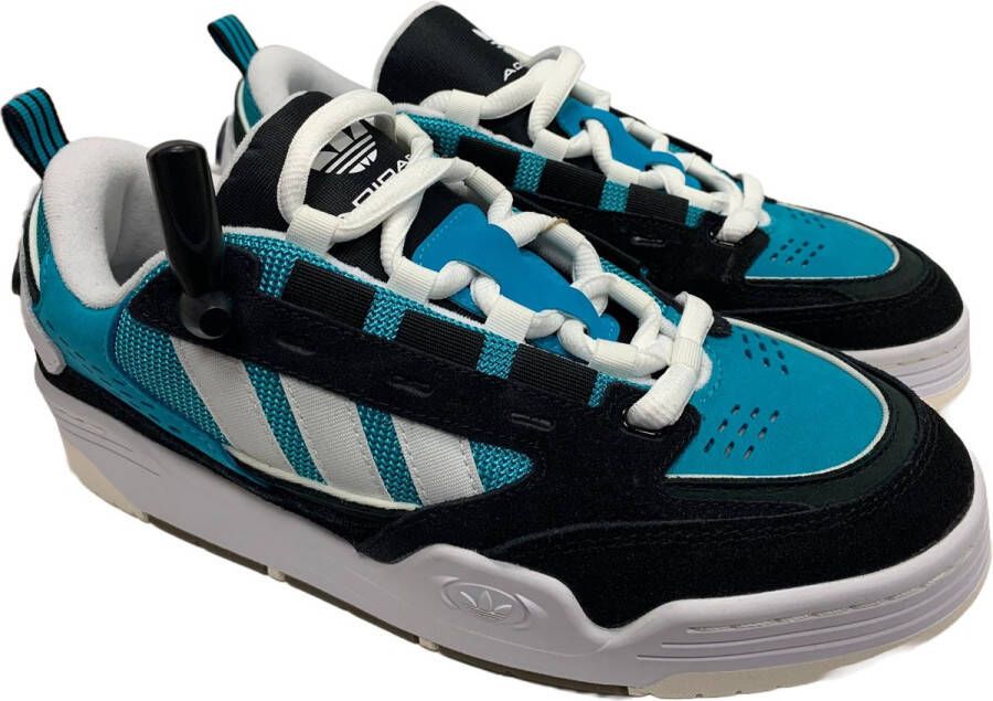 Adidas Groene Wolk Sneakers Retro Stijl Multicolor Heren