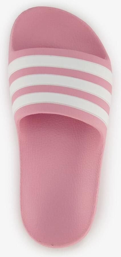 Adidas Adilette Aqua kinder badslippers roze wit
