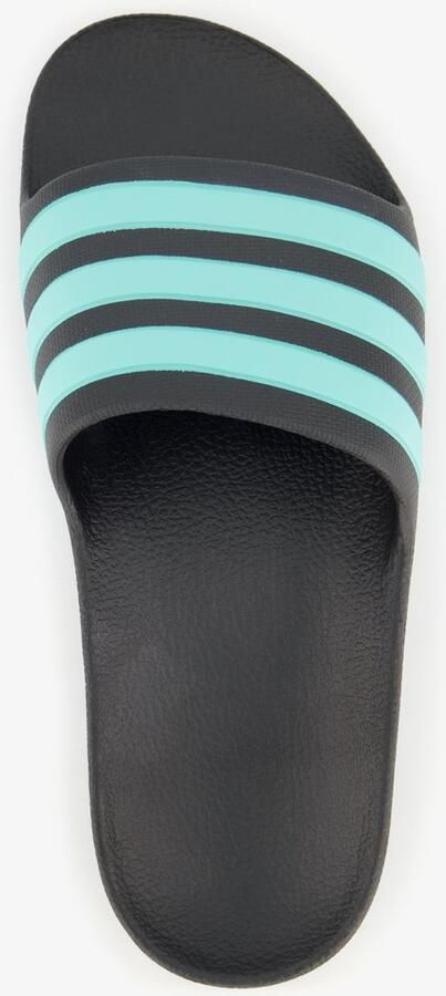 Adidas Adilette Aqua kinder badslippers zwart blauw