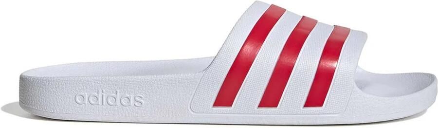 Adidas Sportswear Adilette Aqua Badslippers Unisex wit rood