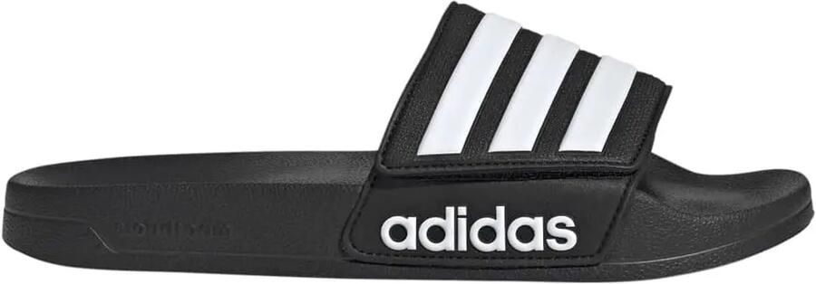 ADIDAS SPORTSWEAR Muiltjes 'ADILETTE' zwart wit