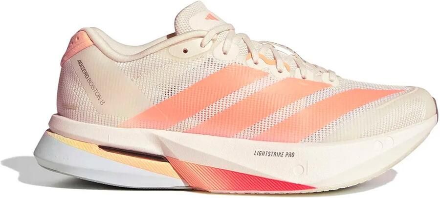 Adidas Adizero Boston 13 Shoes Hardloopschoenen Beige 2 3 Vrouw - Foto 2