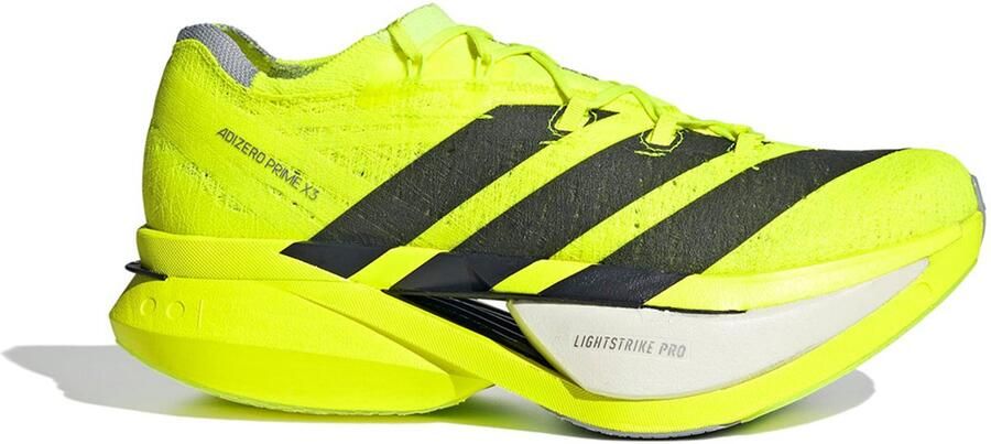 Adidas Adizero Prime X3 Strung Hardloopschoenen Geel 2 3