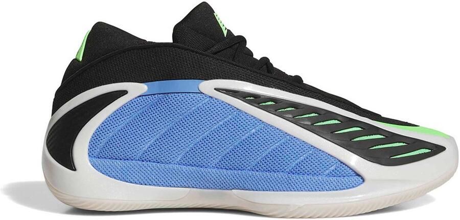 Adidas Anthony Edwards Sneakers Blauw 2 3 Mesh Synthetisch