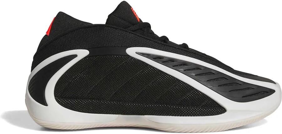 Adidas Anthony Edwards Sneakers Zwart 2 3 Mesh Synthetisch