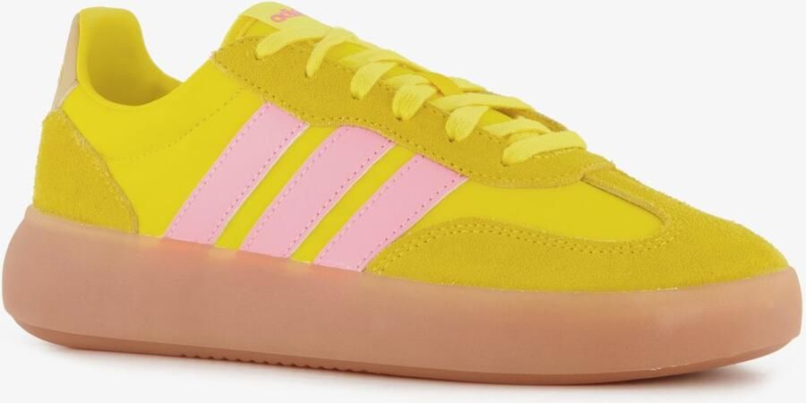 Adidas Barreda Decode suède dames sneakers geel 1 3 Echt leer Uitneembare zool