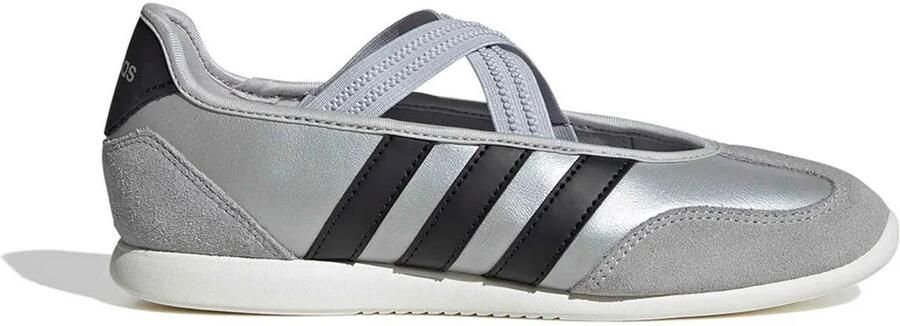 Adidas Barreda Mary Jane Sneakers Dames Zilver 2 3 Suède