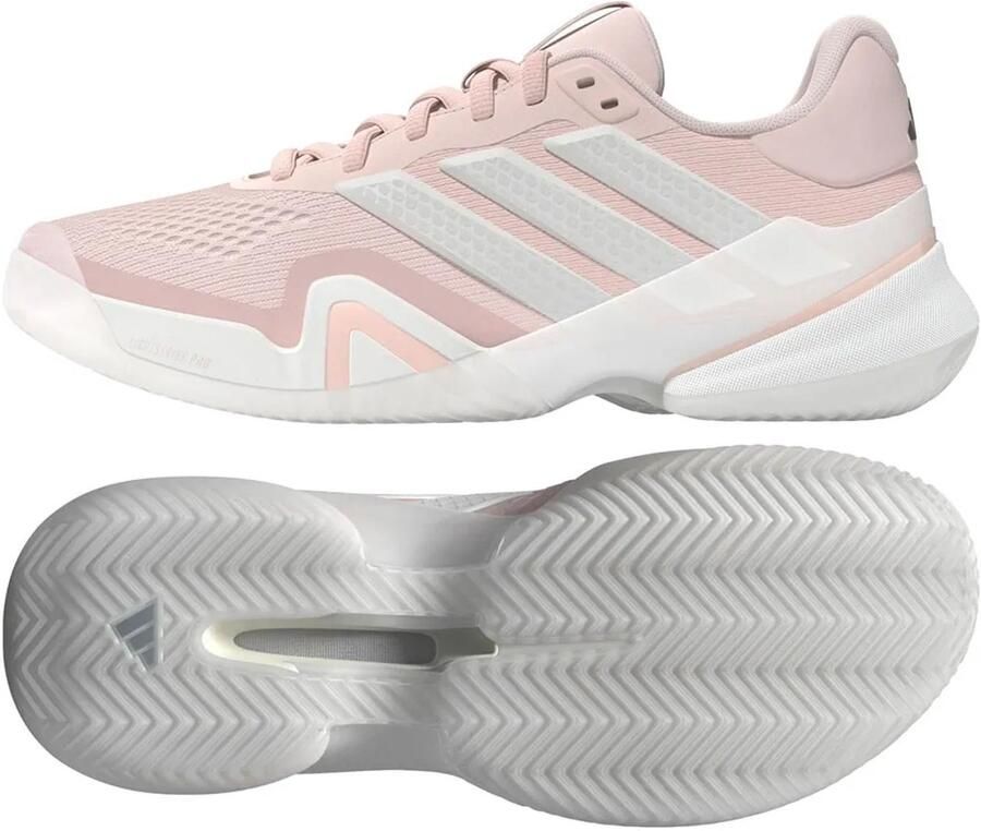 Adidas Barricade 14 Cl Padelschoenen Roze 2 3 Vrouw