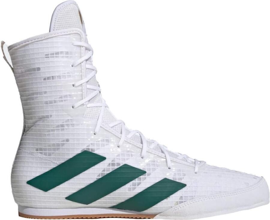 Adidas Box Hog 4 Boksschoenen Wit Groen (Beschikbaar in verschillende maten)