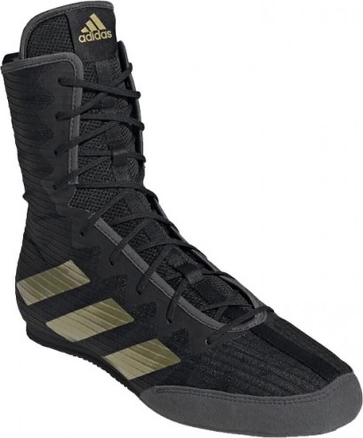 Adidas Box Hog 4 Boksschoenen Zwart met goud (Beschikbaar in verschillende maten) - Foto 4