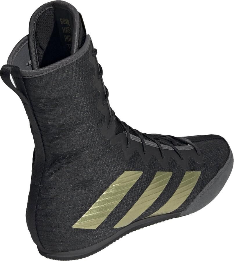 Adidas Box Hog 4 Boksschoenen Zwart met goud (Beschikbaar in verschillende maten) - Foto 2