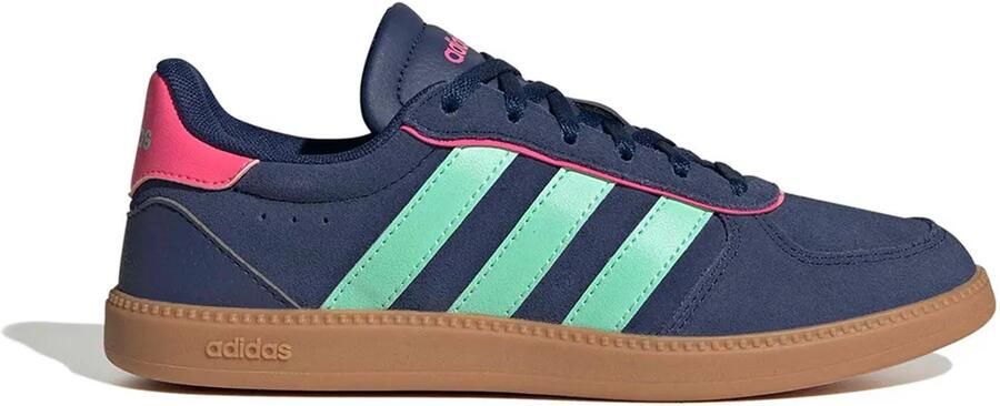Adidas Sportswear Breaknet Sleek imitatieleren sneakers donkerblauw mintgroen Leer - Foto 2