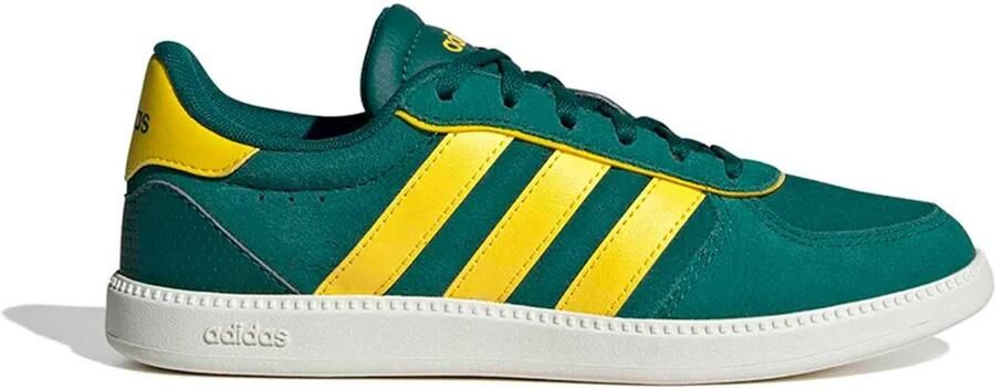 Adidas Sportswear Breaknet Sleek sneakers donkergroen geel - Foto 4