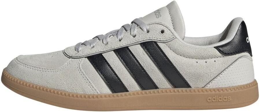 Adidas Women's Breaknet Sleek Suede Sneakers 2 3 grijs beige