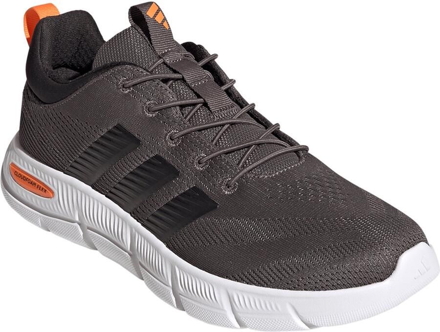 Adidas Cloudfoam Flex Elastic Laces Heren Sneaker Wide KK3486 grijs