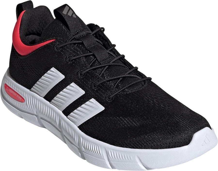 Adidas CLOUDFOAM FLEX ELASTIC LACES herensneaker Wide HQ2541 zwart