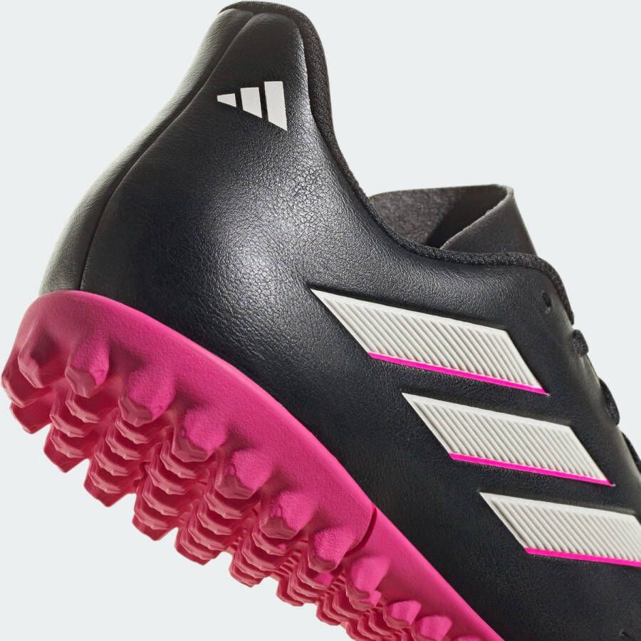 Adidas Performance COPA PURE.4 Turf voetbalschoenen zwart wit fuchsia